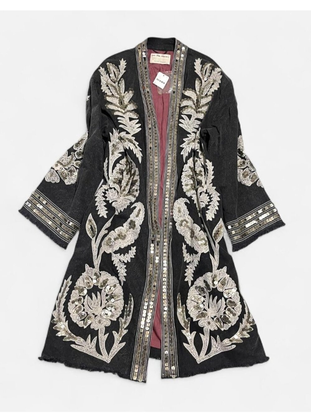 Free People Like a dresm So special boho statement coat.
